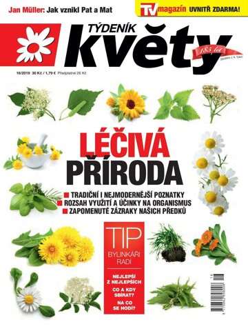 Obálka e-magazínu Týdeník Květy 16/2019
