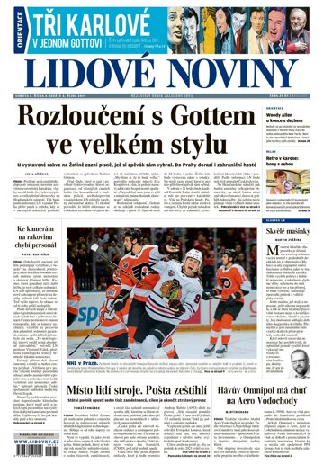 Obálka e-magazínu Lidové noviny 5.10.2019