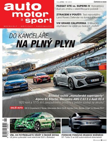 Obálka e-magazínu Auto motor a sport 6/2020