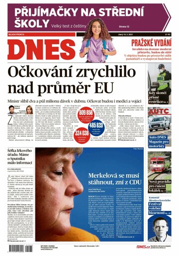 Obálka e-magazínu MF Dnes 16.3.2021