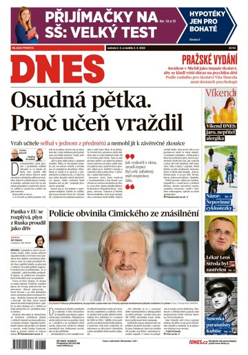 Obálka e-magazínu MF Dnes 2.4.2022