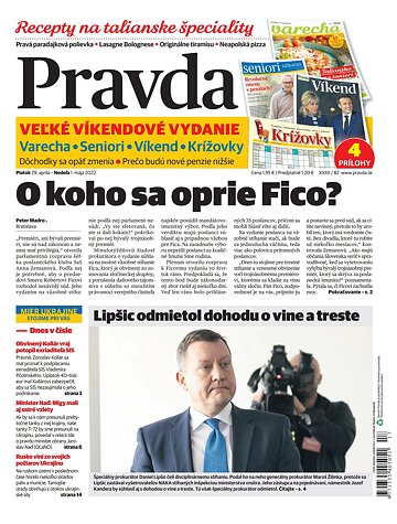 Obálka e-magazínu Pravda 29. 4. 2022