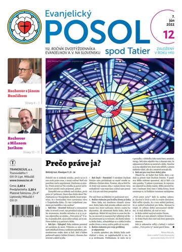 Obálka e-magazínu Evanjelický posol spod Tatier 12/2022