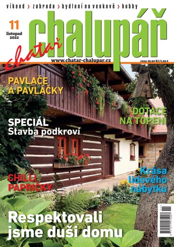 Obálka e-magazínu Chatař Chalupář 11/2022