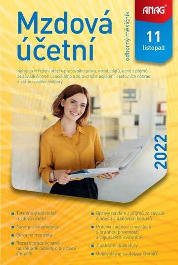 Obálka e-magazínu Mzdová účetní 2022 11/22