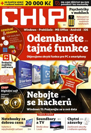 Obálka e-magazínu CHIP 1/2023