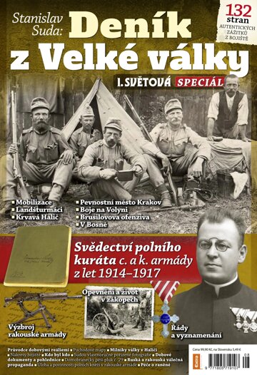 Obálka e-magazínu I. světová Stanislav Suda: Deník z Velké války