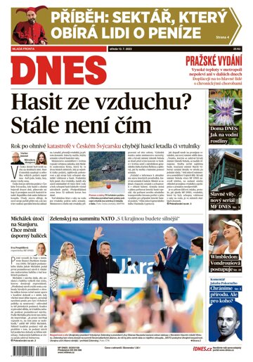 Obálka e-magazínu MF Dnes 12.7.2023