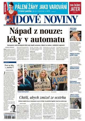 Obálka e-magazínu Lidové noviny 18.10.2023