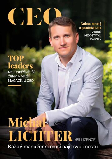 Obálka e-magazínu CEO TOP leaders
