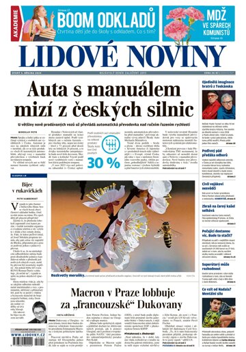 Obálka e-magazínu Lidové noviny 5.3.2024