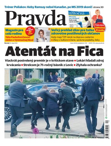 Obálka e-magazínu Pravda 16. 5. 2024