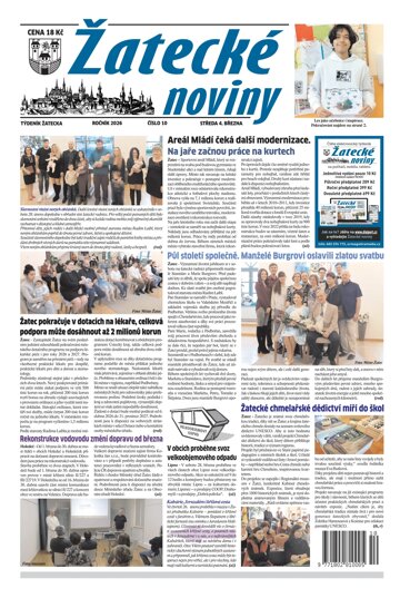 Obálka e-magazínu Žatecké noviny 10/26
