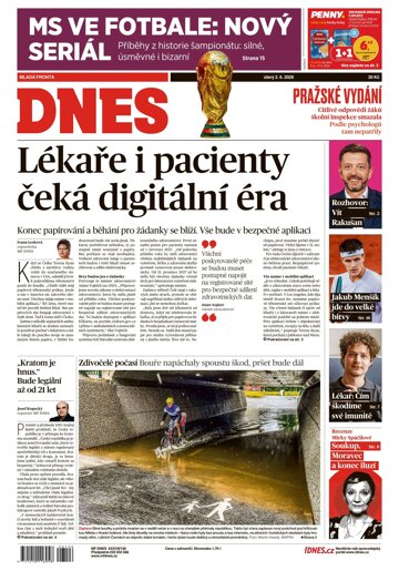 Obálka e-magazínu MF Dnes 2.6.2026