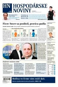 Obálka e-magazínu Hospodárske noviny 11.11.2013