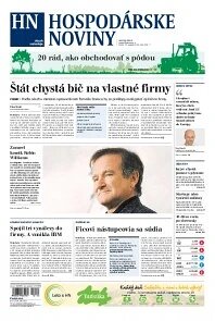 Obálka e-magazínu Hospodárske noviny 13.08.2014