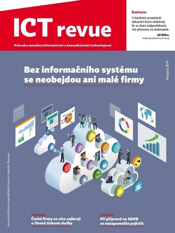Obálka e-magazínu Ekonom 45 - 09.11.2017 - příloha ICT revue