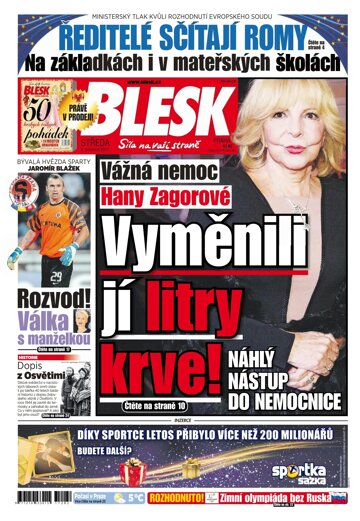 Obálka e-magazínu Blesk 6.12.2017