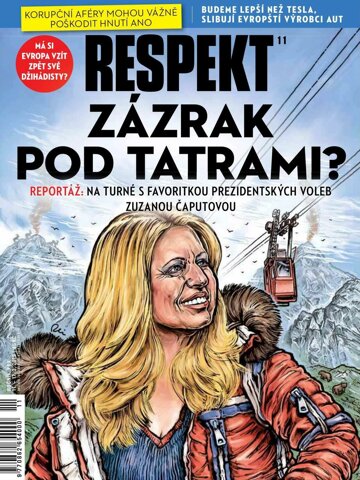 Obálka e-magazínu Respekt 11/2019