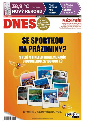 Obálka e-magazínu MF Dnes 27.6.2019