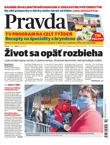 Obálka e-magazínu Pravda 7. 5. 2020