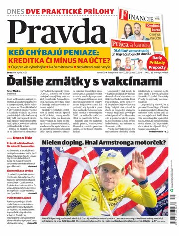 Obálka e-magazínu Pravda 14. 4. 2021