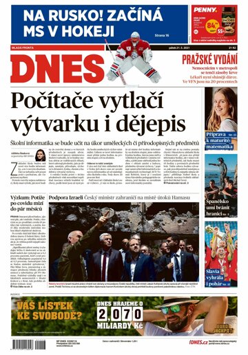 Obálka e-magazínu MF Dnes 21.5.2021