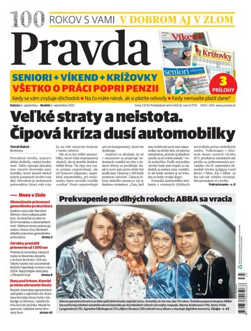 Obálka e-magazínu Pravda 4. 9. 2021