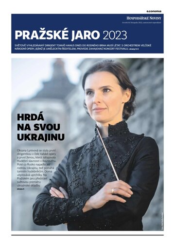 Obálka e-magazínu Hospodářské noviny - příloha 218 - 10.11.2022 Pražské jaro