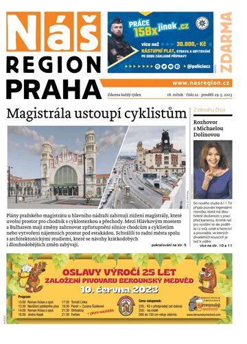 Obálka e-magazínu Náš Region - Praha 22/2023
