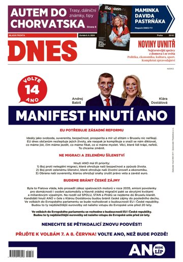 Obálka e-magazínu MF Dnes 6.6.2024
