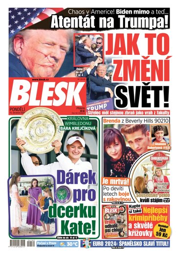 Obálka e-magazínu Blesk 15.7.2024