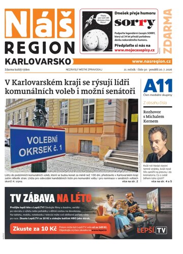 Obálka e-magazínu Náš Region - Karlovarsko 30/2026