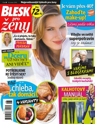 Obálka e-magazínu Blesk pro ženy 16.2.2015