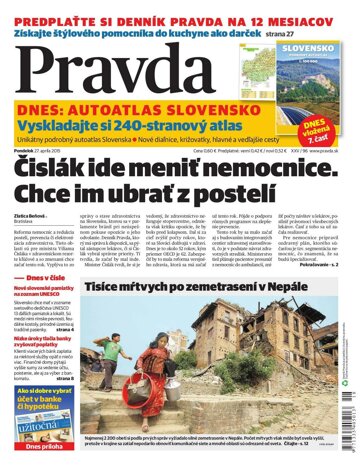 Obálka e-magazínu Pravda 27.4.2015