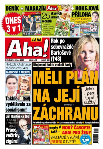 Obálka e-magazínu AHA! 29.4.2015