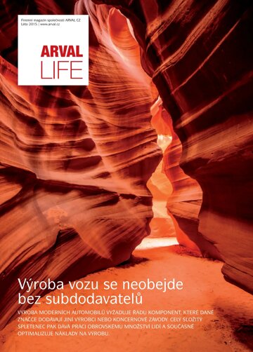 Obálka e-magazínu ARVAL LIFE CZ 2/2015