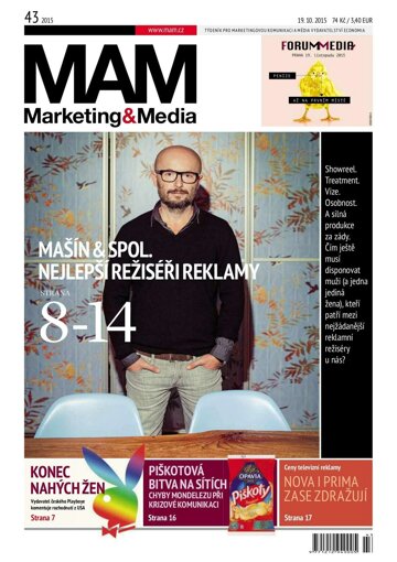 Obálka e-magazínu Marketing & Media 43 - 19.10.2015