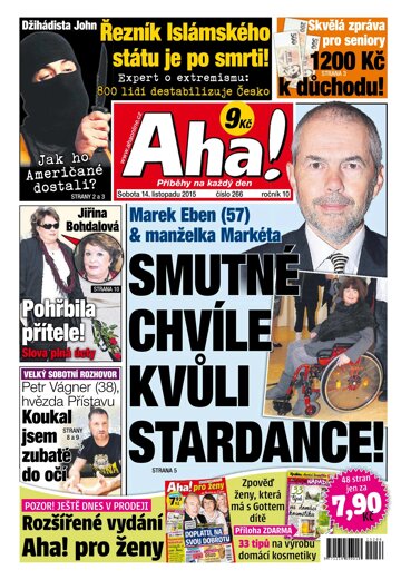 Obálka e-magazínu AHA! 14.11.2015