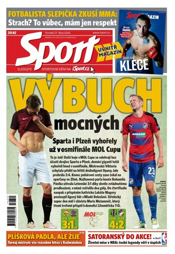 Obálka e-magazínu Sport 27.10.2016