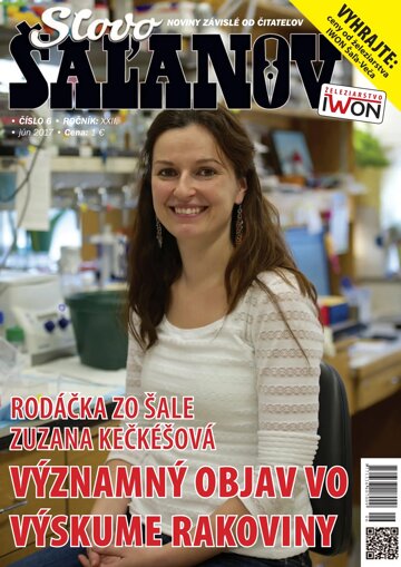 Obálka e-magazínu Slovo Šaľanov 6/2017