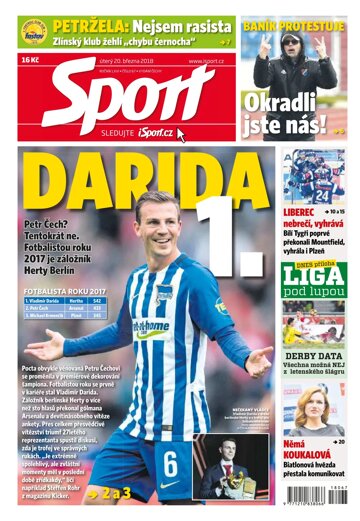 Obálka e-magazínu Sport 20.3.2018