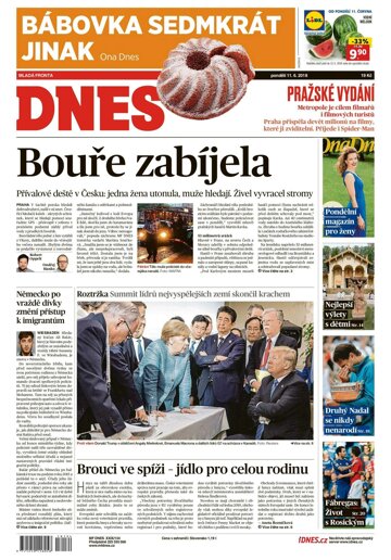 Obálka e-magazínu MF Dnes 11.6.2018