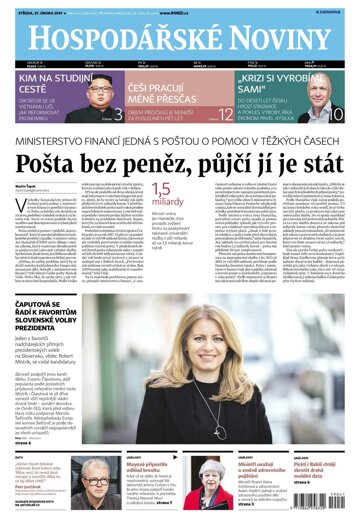 Obálka e-magazínu Hospodářské noviny 041 - 27.2.2019