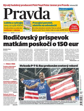 Obálka e-magazínu Pravda 15. 6. 2019
