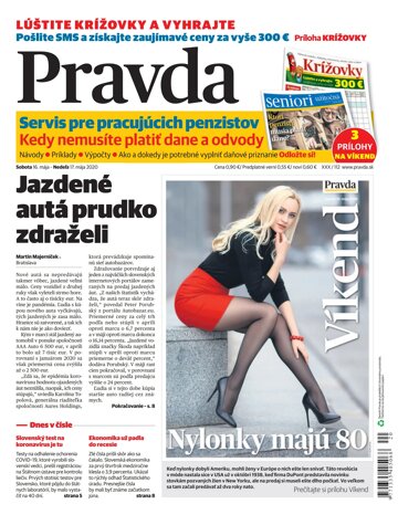 Obálka e-magazínu Pravda 16. 5. 2020