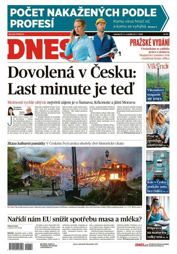 Obálka e-magazínu MF Dnes 23.5.2020