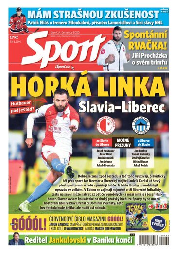 Obálka e-magazínu Sport 14.7.2020