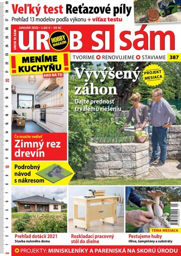 Obálka e-magazínu Urob si sám 1/2021