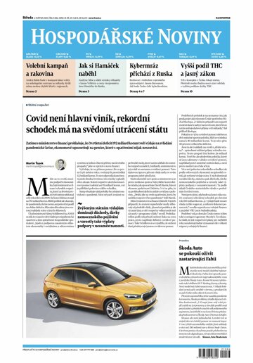 Obálka e-magazínu Hospodářské noviny 086 - 5.5.2021